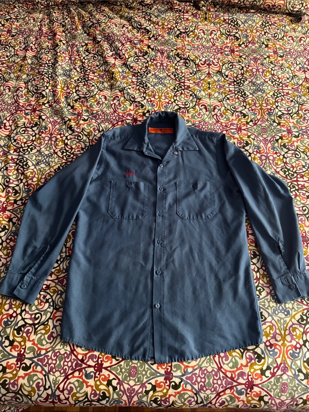 Vintage Red Kap Long-Sleeve Button-Down Shirt